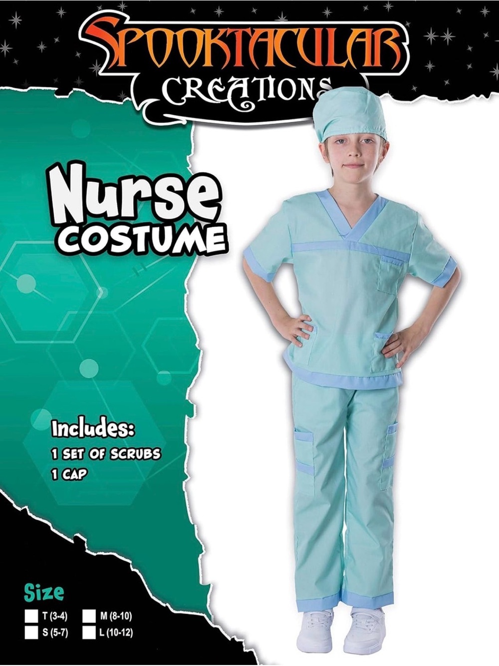 Spooktacular Creations Dr. Scrubs Deluxe Kids Costume